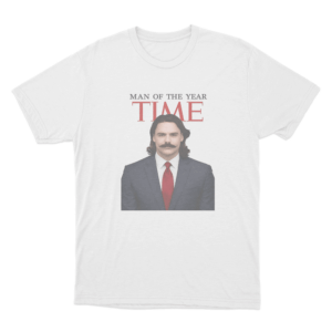 Time Man Of The Year Unisex T Shirt White